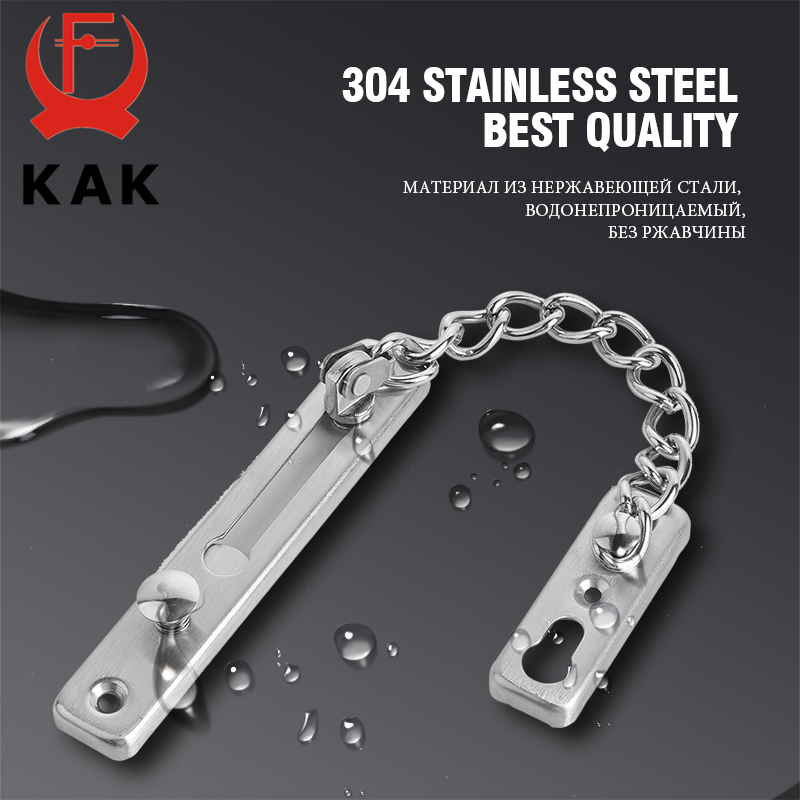 KAK 304 Stainless Steel Securi - Security Chain Door review and price