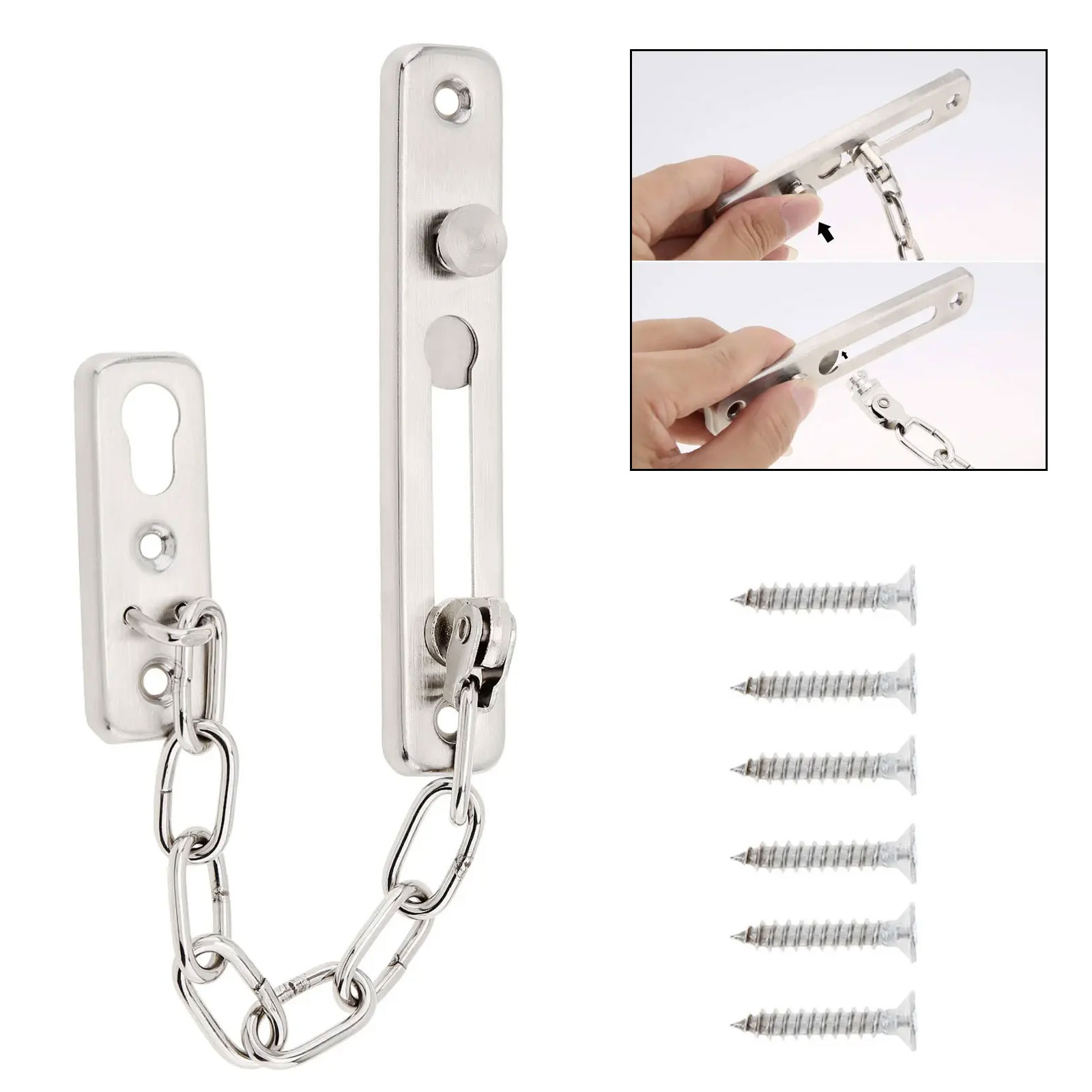 Solid Security Door Sliding Ch - Security Chain Door review and price