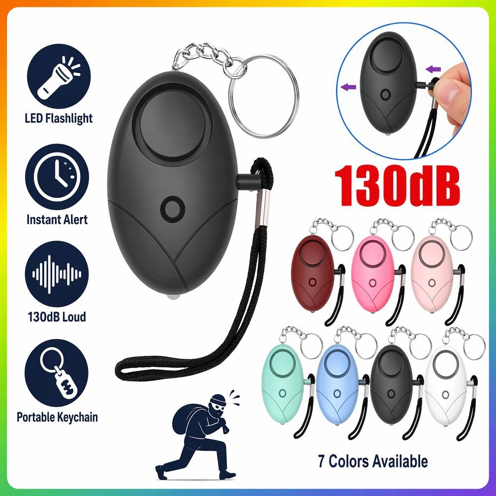 130db Personal Safety Alarm Ke - Personal Alarm Keychain review and price