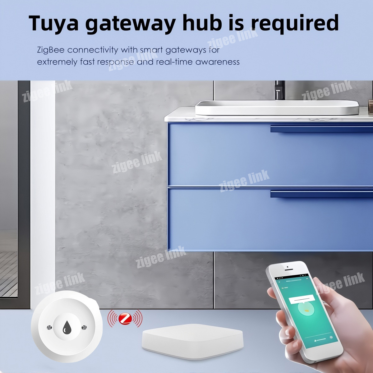 ZigBee 3.0 Water Sensor Smart  - Water Alarm Sensor review and price