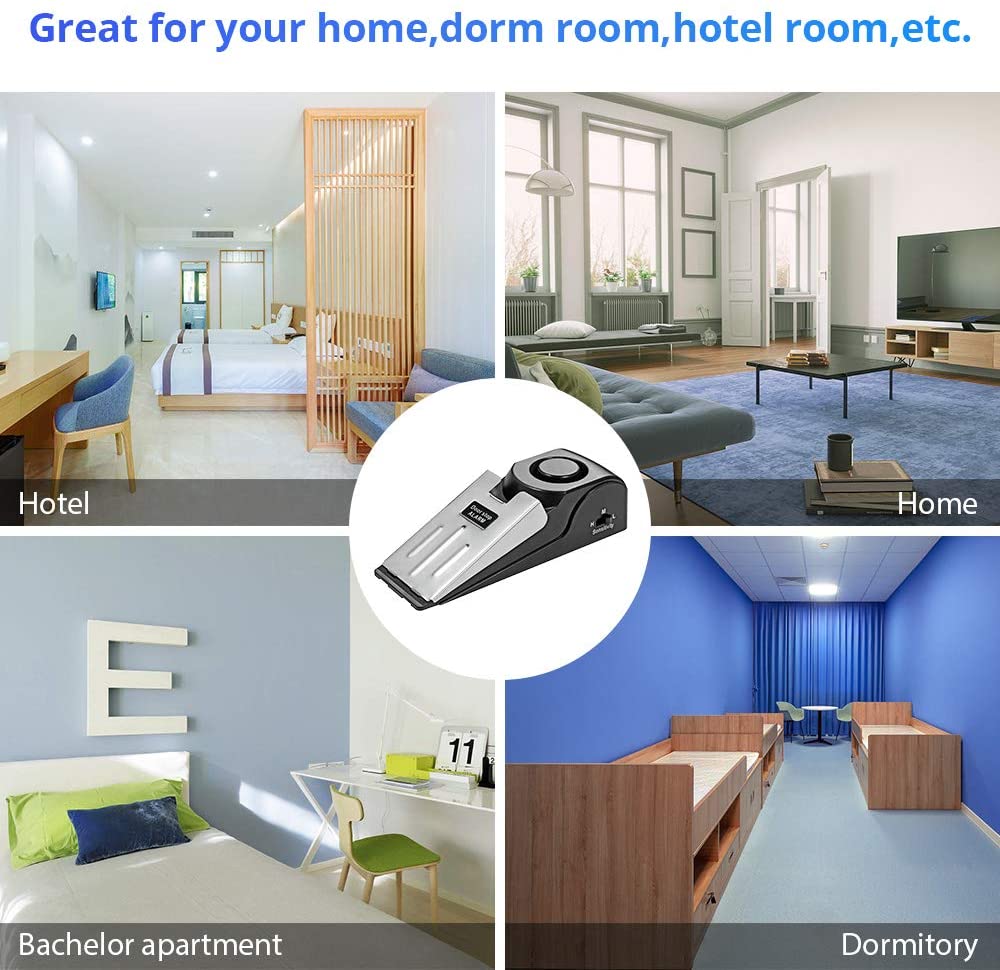 1Pc Door Stopper Alarm Portabl - Door Stop Alarm review and price