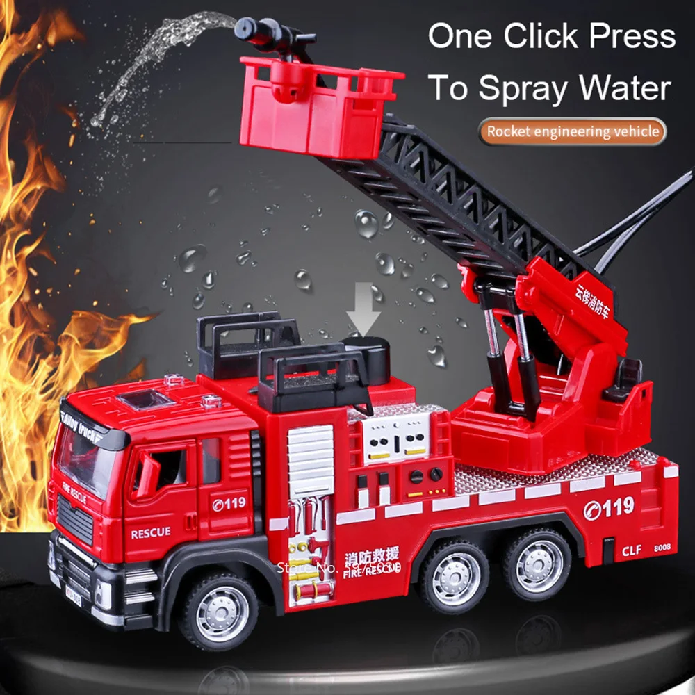 1/32 Fire Engine Car Toy Model - Fire Escape Ladder review and price