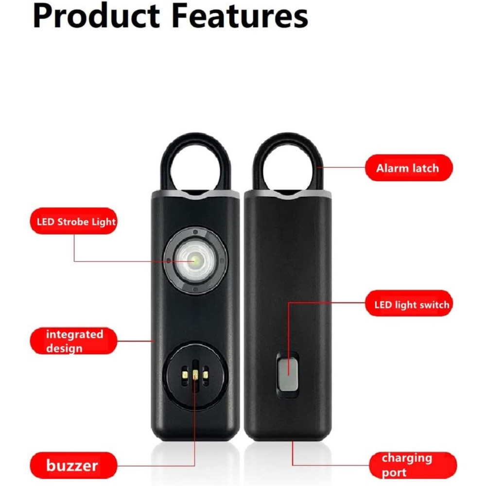 130 High DB Safe Sound Persona - Personal Alarm Keychain review and price