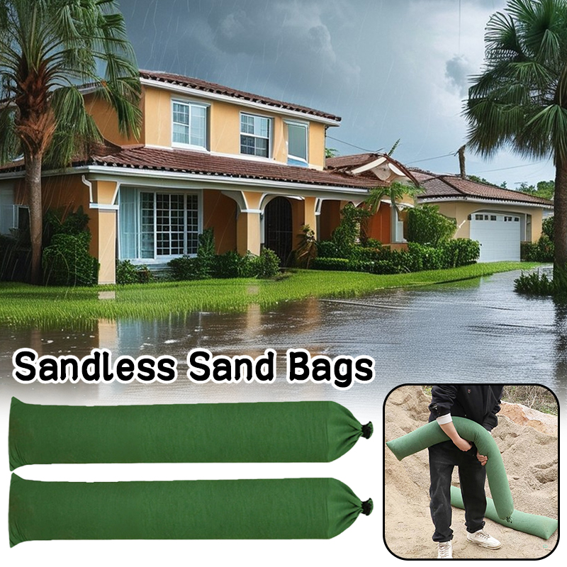 2 Pcs Sandless Sand Bags Anti  - Flood Barrier Bag review and price