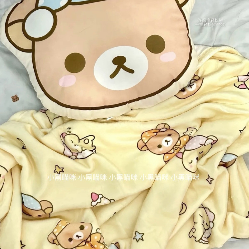 Cartoon Rilakkuma Flannel Thro - Fire Blanket Kitchen review and price