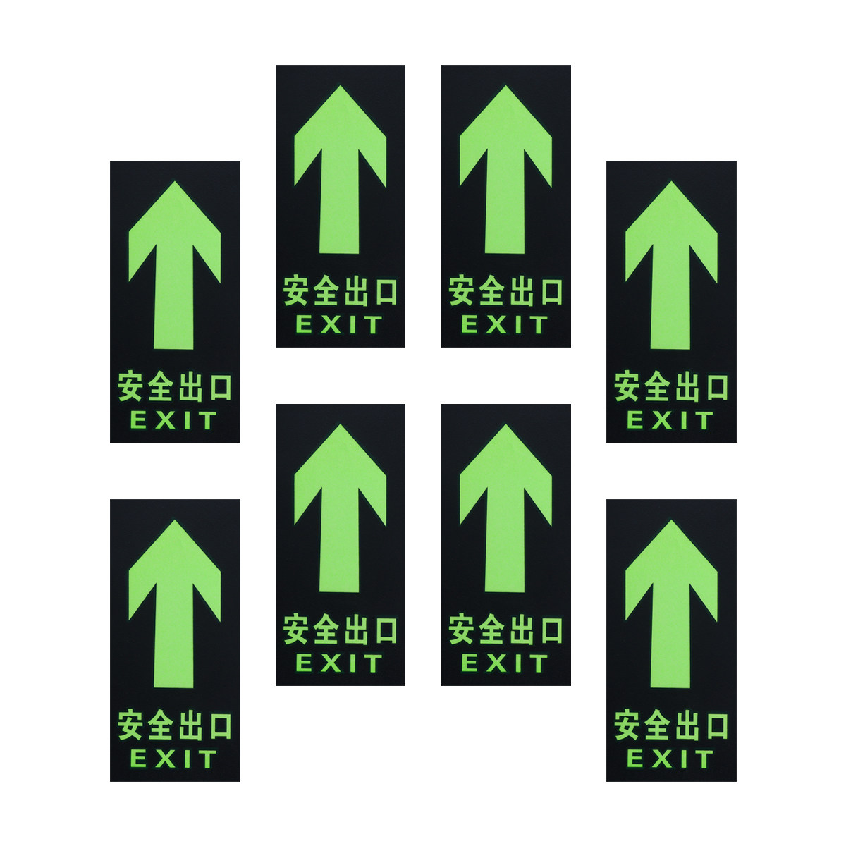 8Pcs Safety Exit Sign Luminous - Emergency Exit Sign review and price