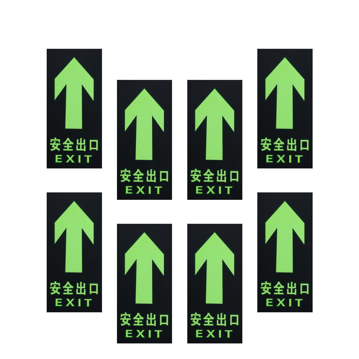 8Pcs Safety Exit Sign Luminous - Emergency Exit Sign review and price