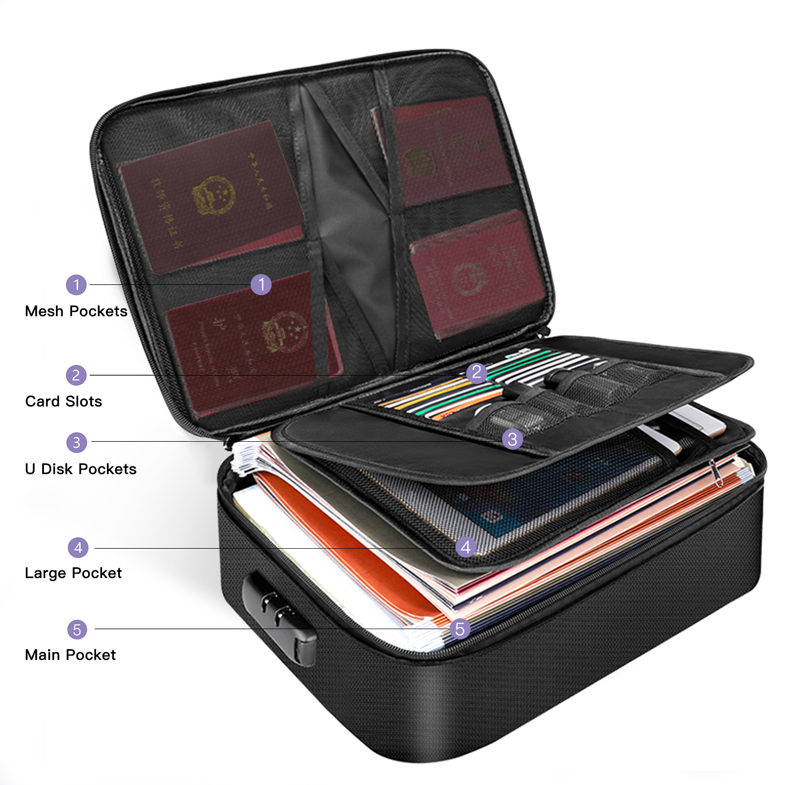 Fireproof Document Bag with Lo - Fire Safe Document review and price