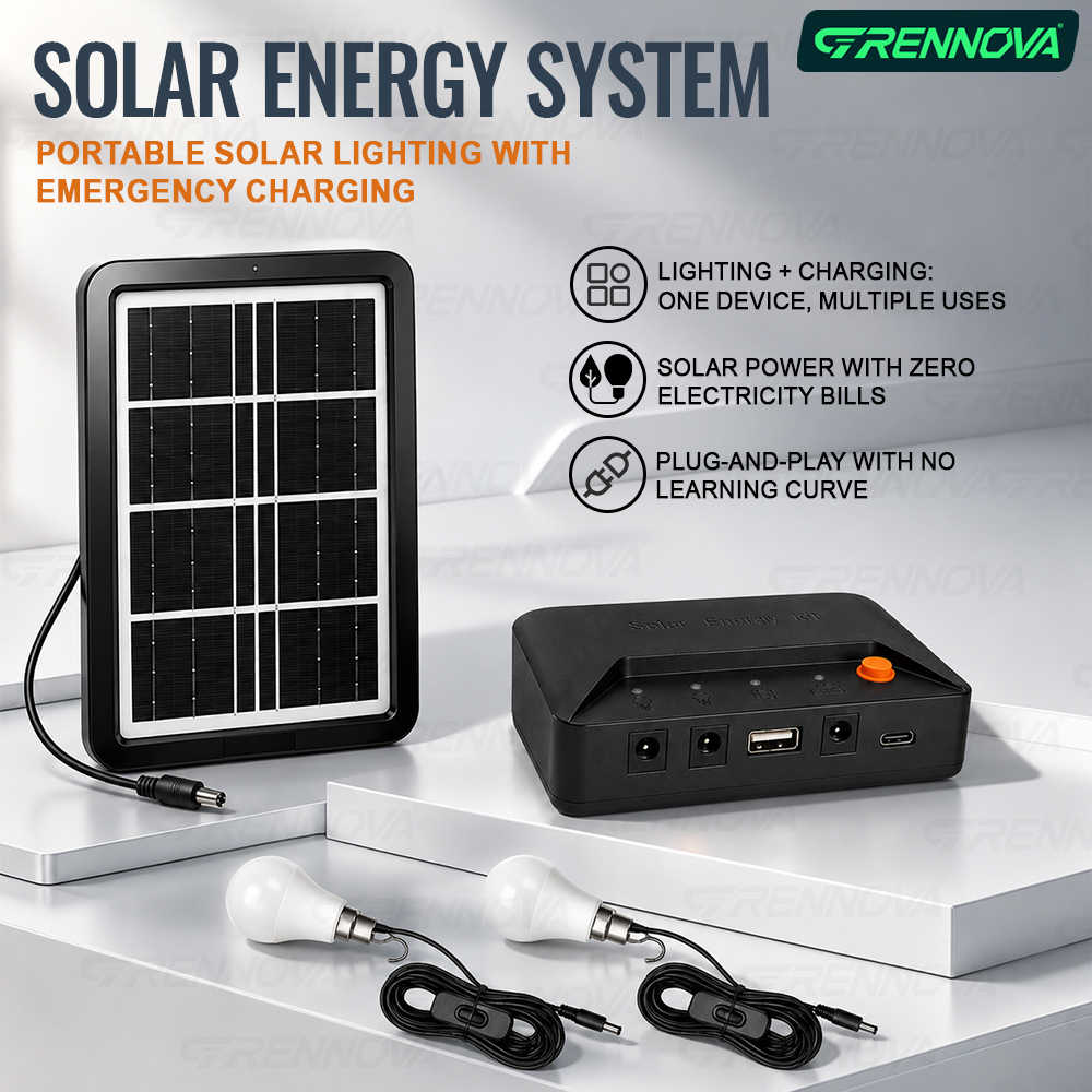 Grennova Portable Complete Sol - Power Outage Light review and price