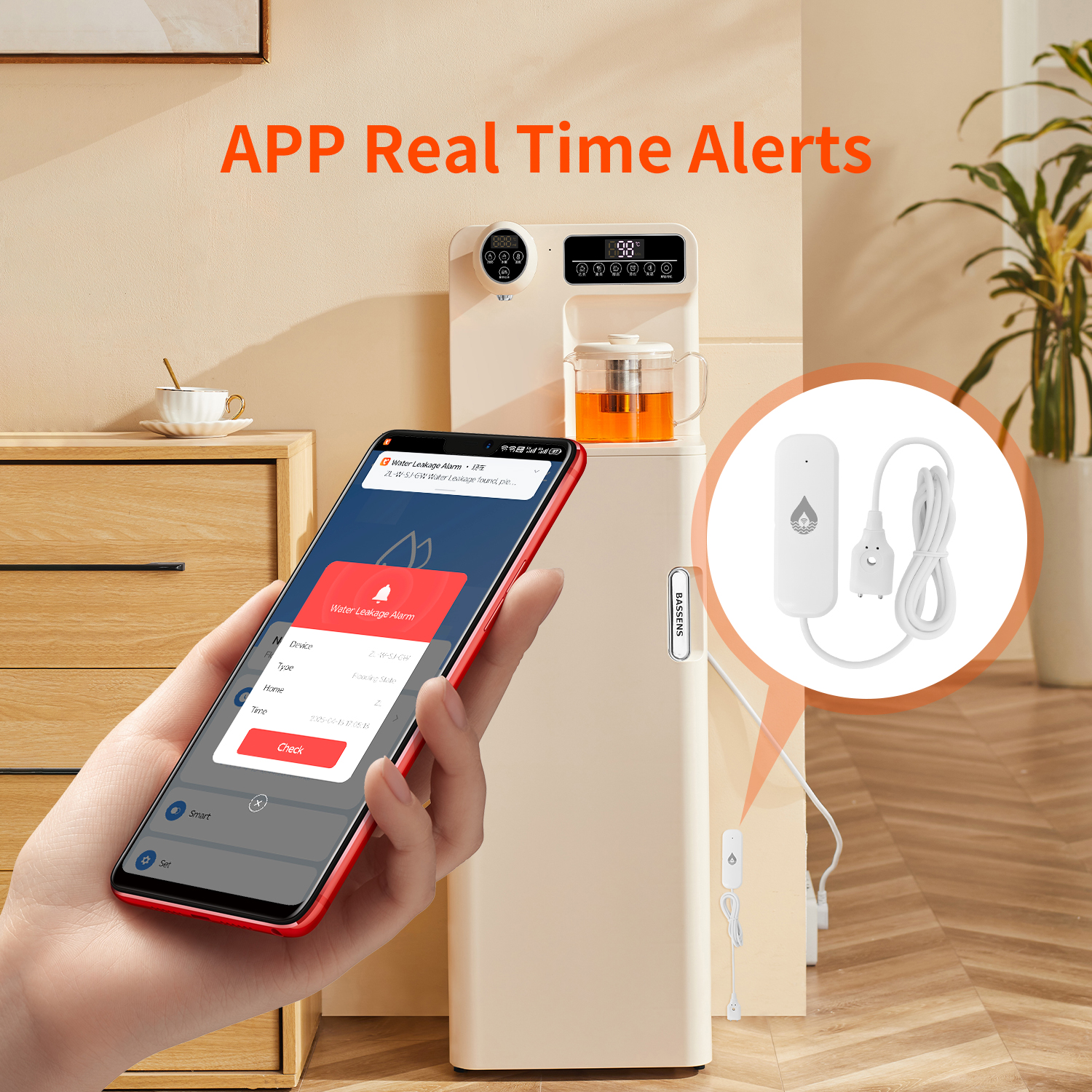 YFK Tuya WiFi Water Leakage Se - Water Alarm Sensor review and price
