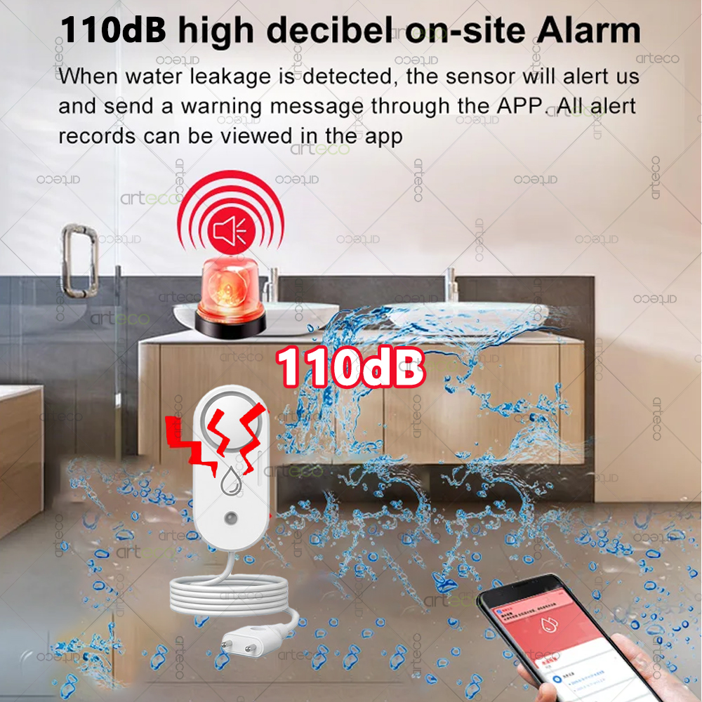 Zigbee Water Leakage Sensor Fl - Water Alarm Sensor review and price