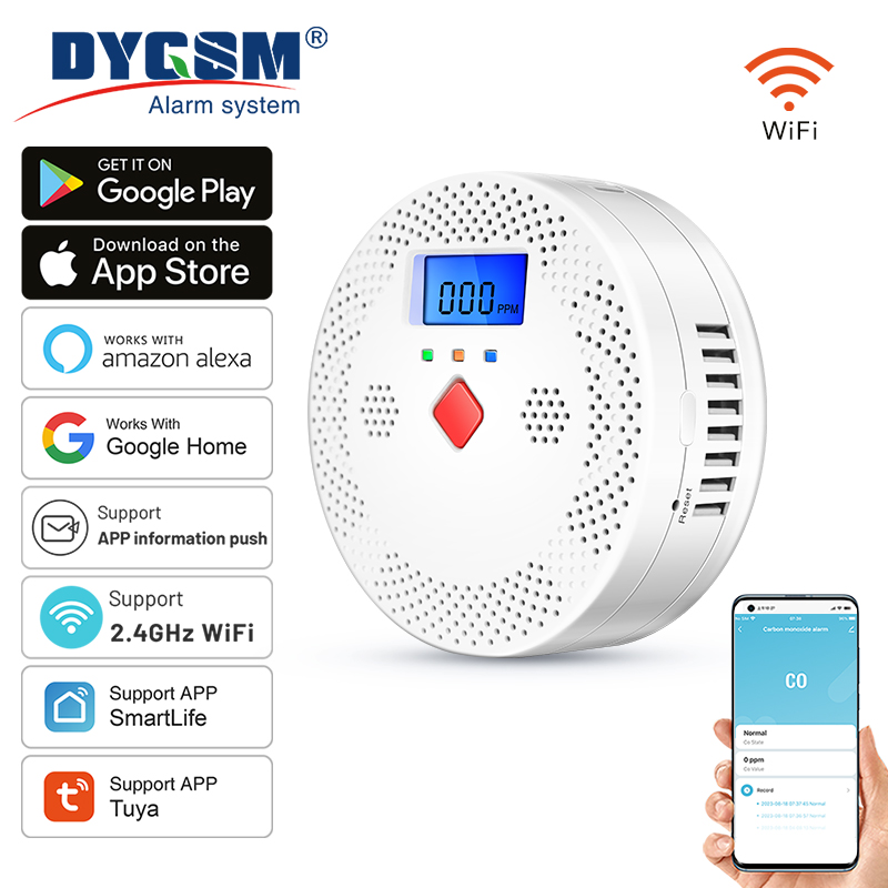 Tuya WiFi Smart Carbon Monoxid - Co Detector Plug review and price