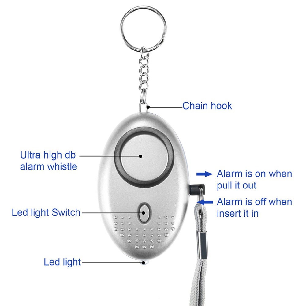 130dB Self Defense Alarm Anti- - Personal Alarm Keychain review and price