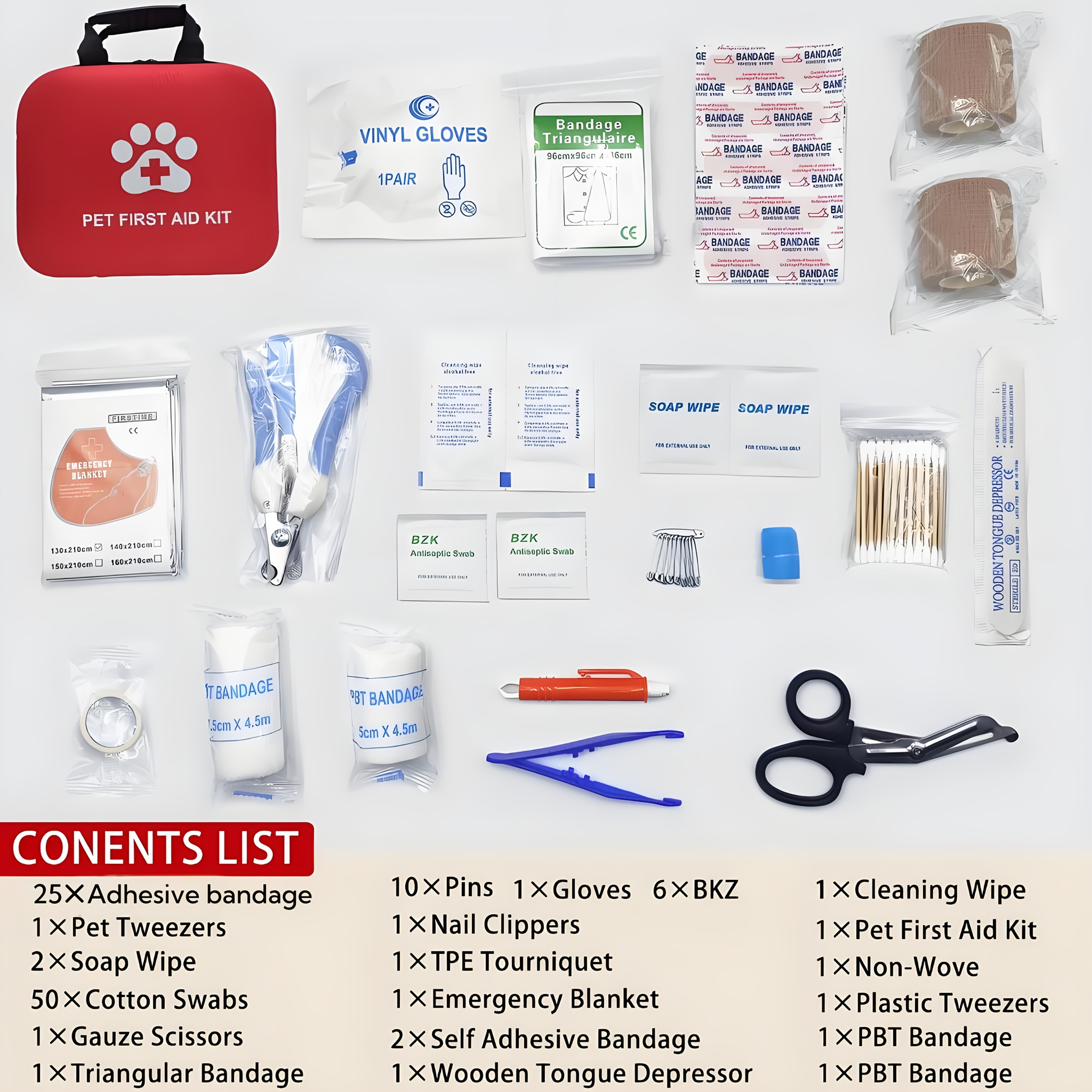 Portable Pet First-Aid Kit, Ca - First Aid Bag Kit review and price