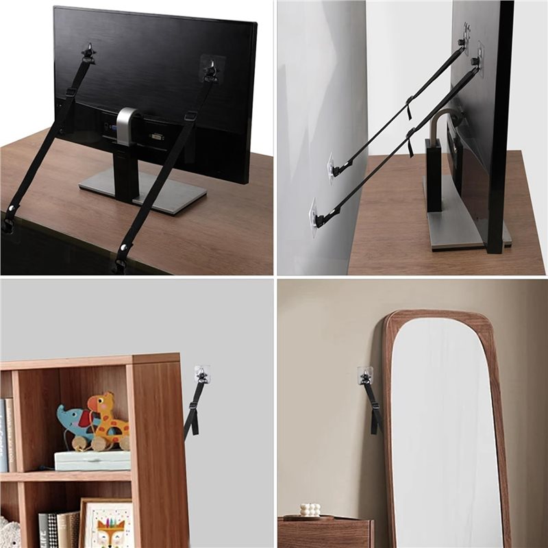 FULL-8 PCS TV Adjustable Safet - Earthquake Anchor Strap review and price
