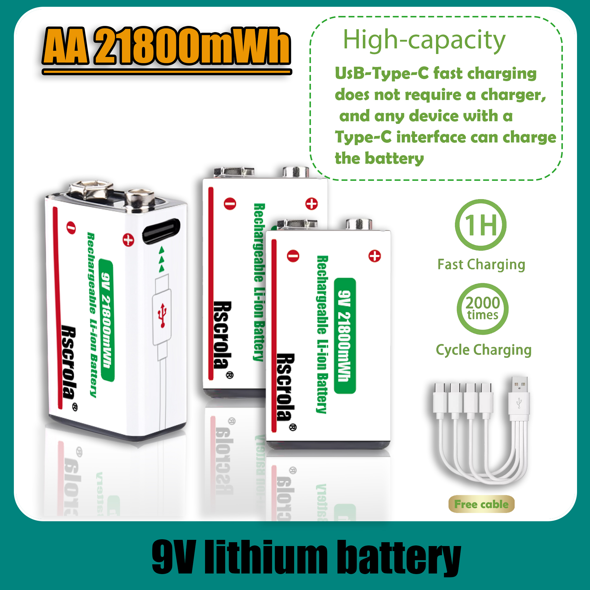 9V Lithium Ion Rechargeable Ba - Smoke Detector Interconnected review and price