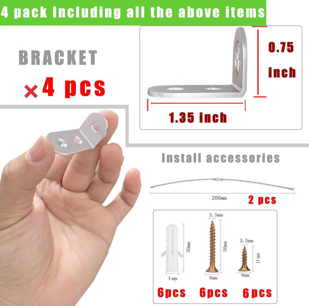 4pcs Furniture Anchors Earthqu - Earthquake Anchor Strap review and price