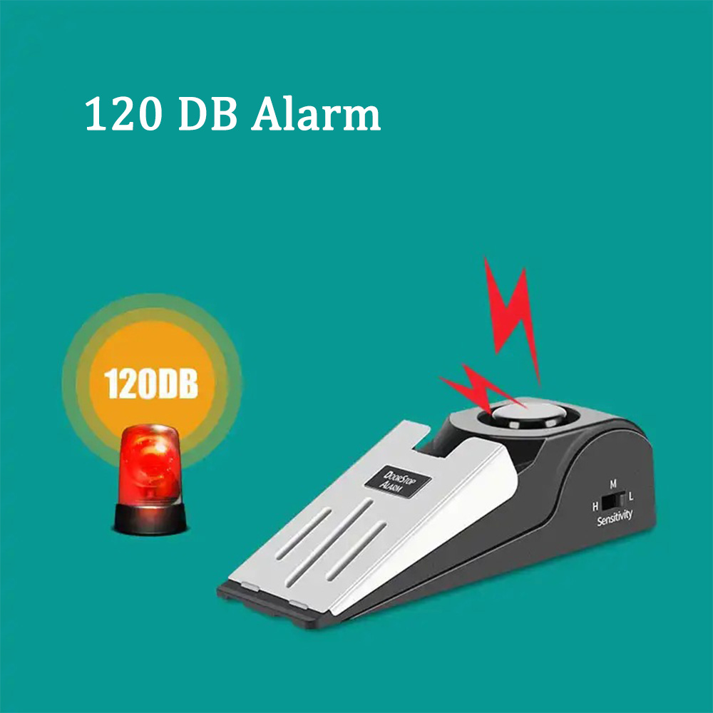 125 DB Anti-theft Burglar Stop - Door Stop Alarm review and price