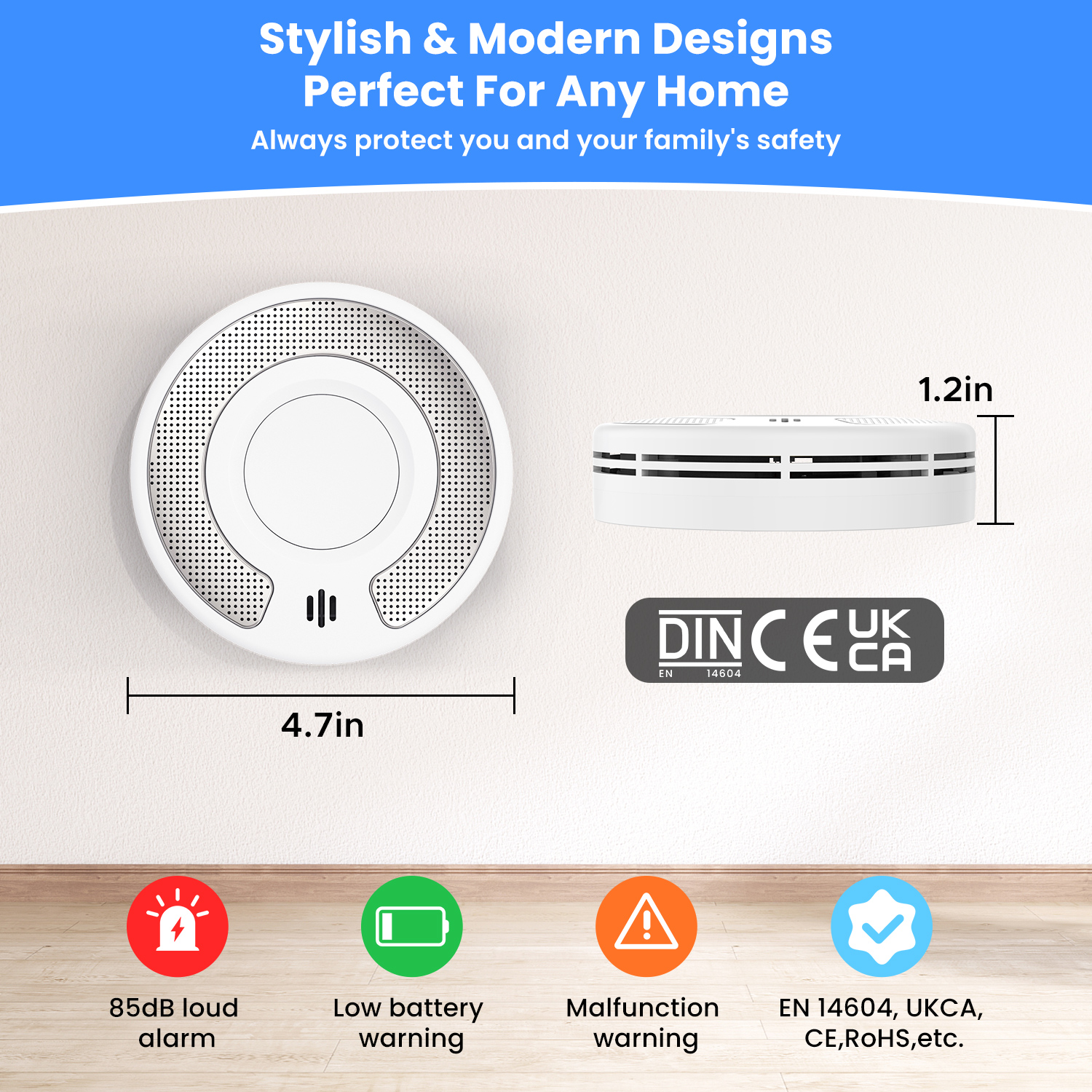 Standalone Smoke Alarm, Smoke  - Smoke Detector Interconnected review and price