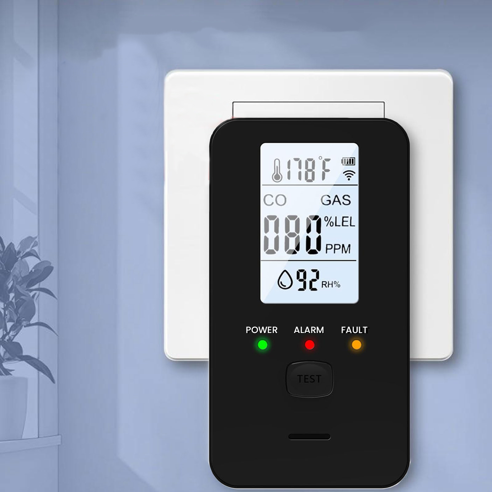 4-in-1 Gas & Carbon Monoxide D - Co Detector Plug review and price