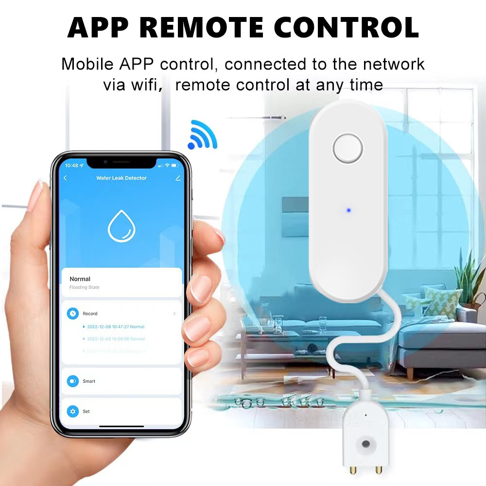 Tuya WiFi Smart Water Leak Sen - Water Alarm Sensor review and price