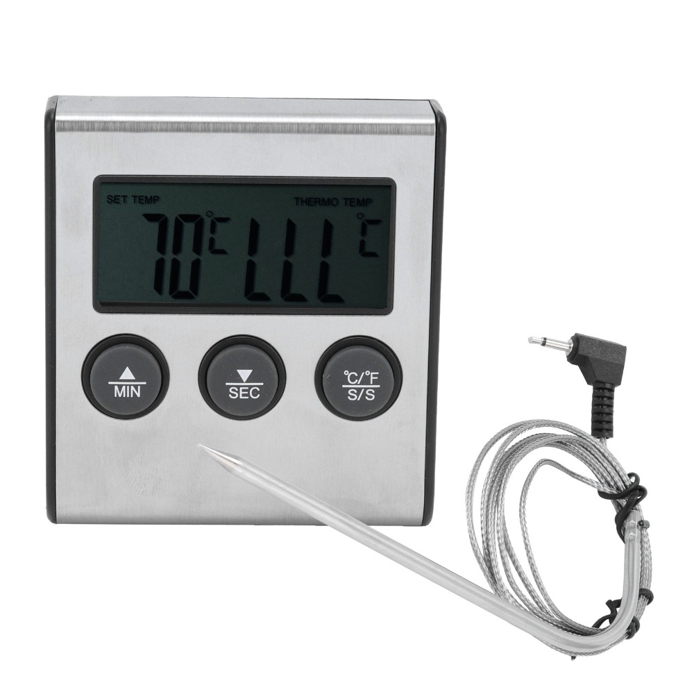 Silver Digital BBQ Meat Thermo - Pool Alarm Float review and price