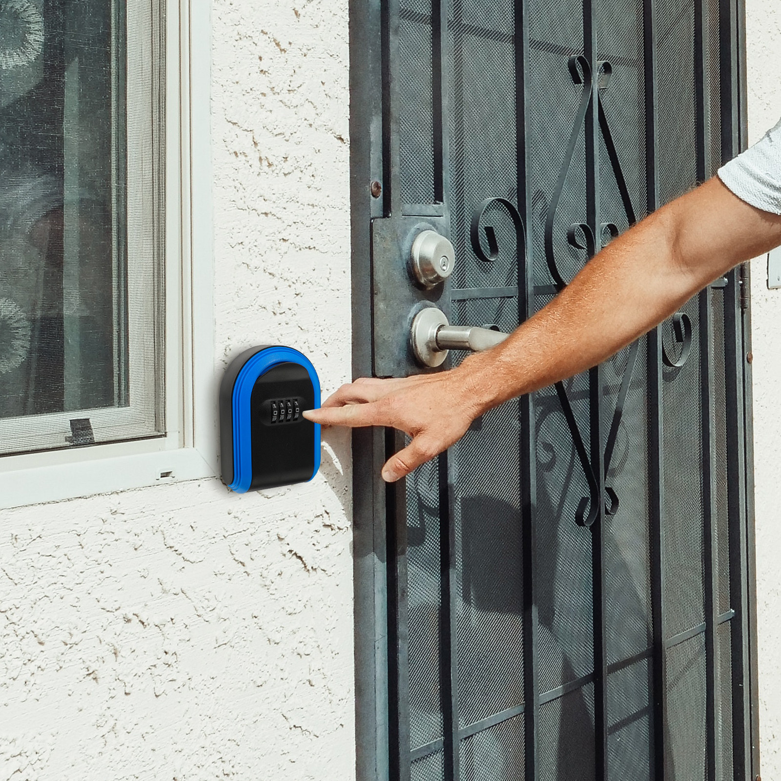 Key Lock Box Wall Mount Plasti - Lockbox Key Secure review and price
