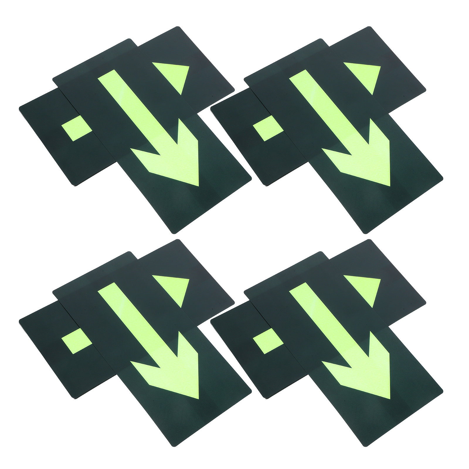 8Pcs Glow in The Dark Waterpro - Emergency Exit Sign review and price