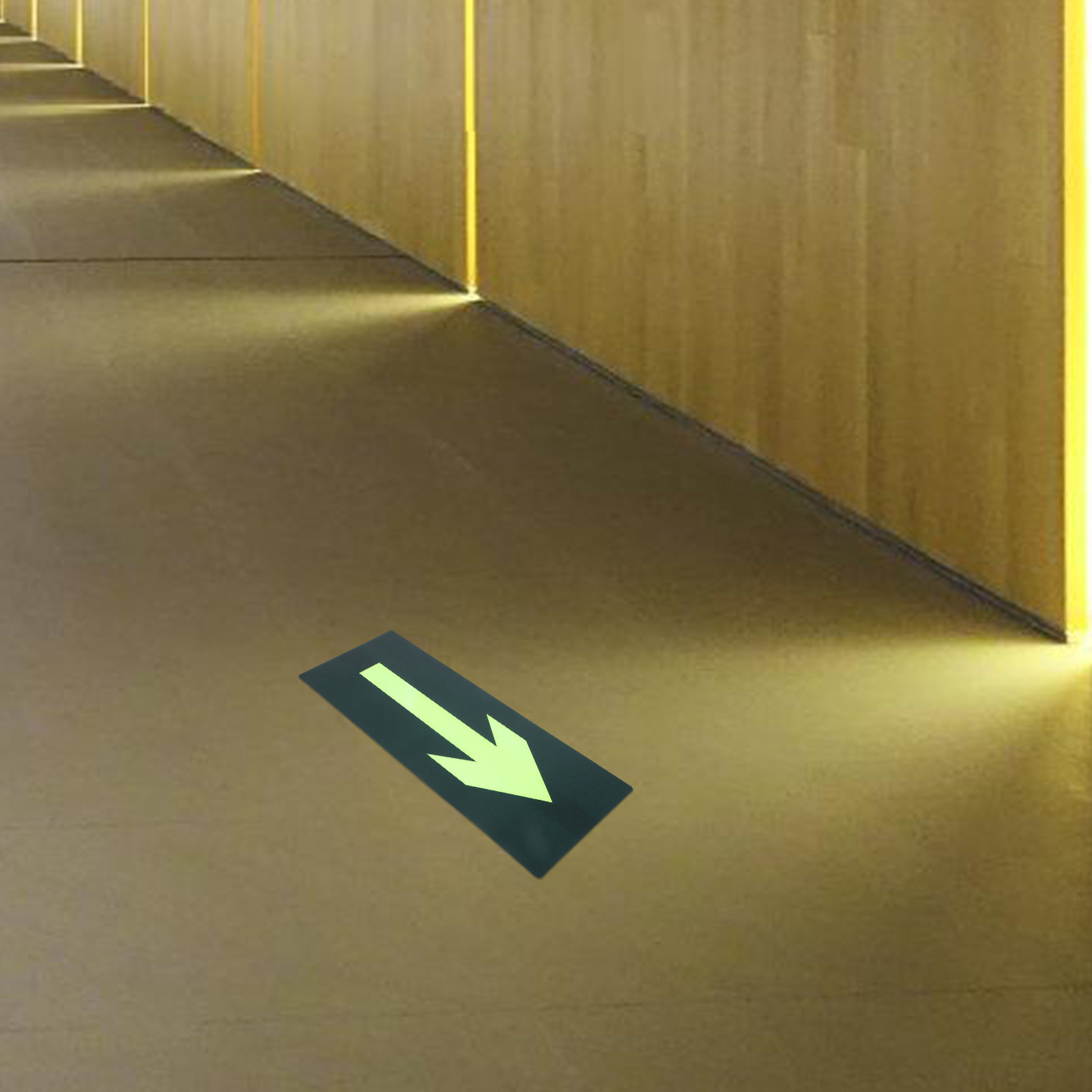 8Pcs Glow in The Dark Waterpro - Emergency Exit Sign review and price