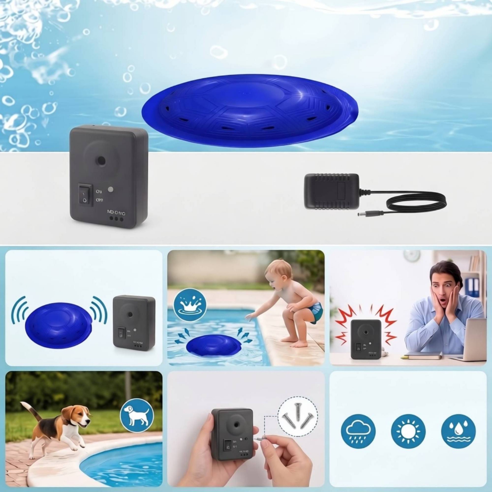 Pool Safety Alarm with Indoor  - Pool Alarm Float review and price